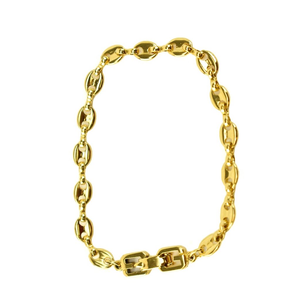 GIVENCHY: Gold, Marina Link "G" Clasp Bracelet mz - Picture 2 of 8